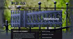 Desktop Screenshot of mpm-zaun.com